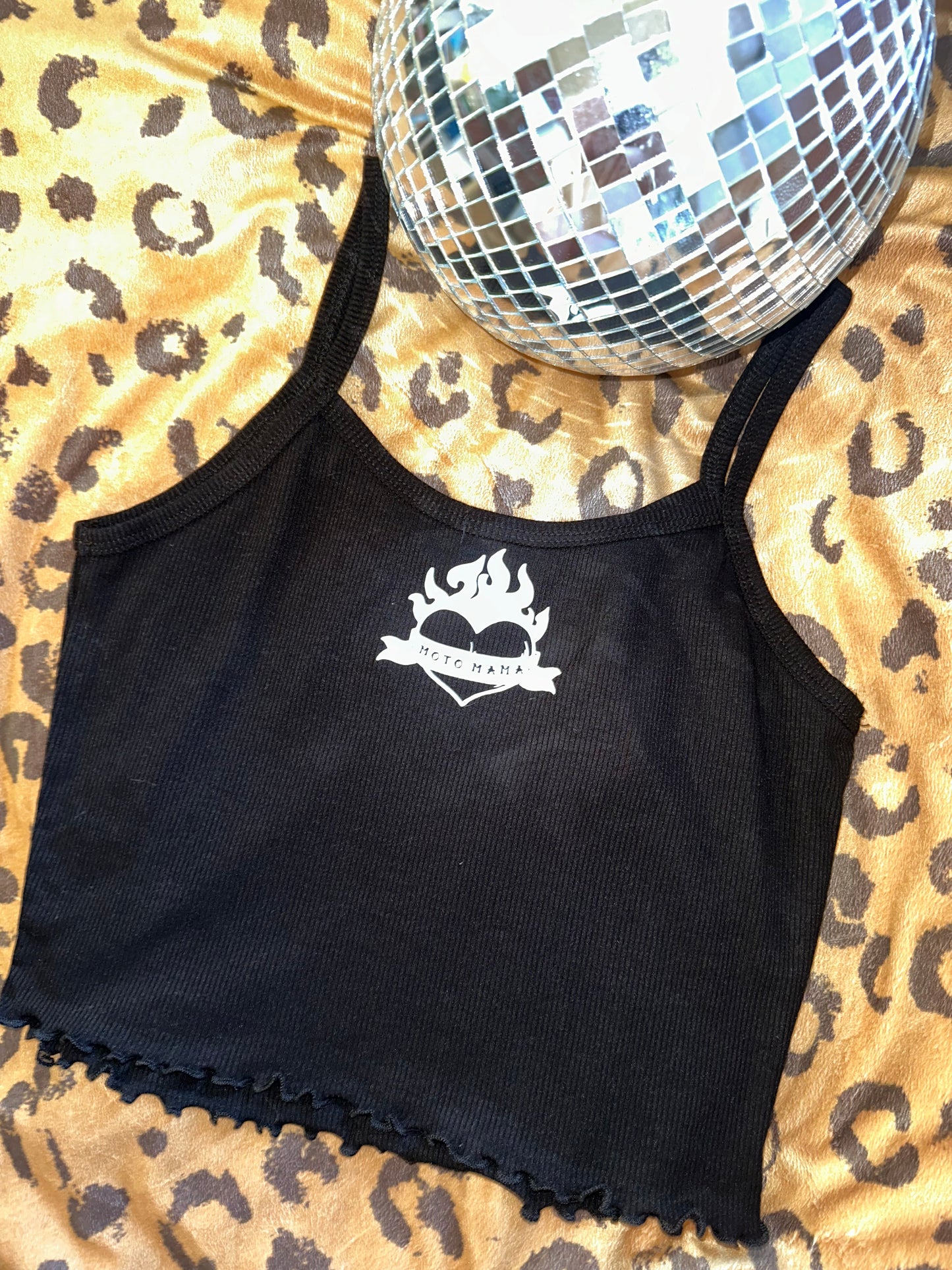 Black Crop Tank