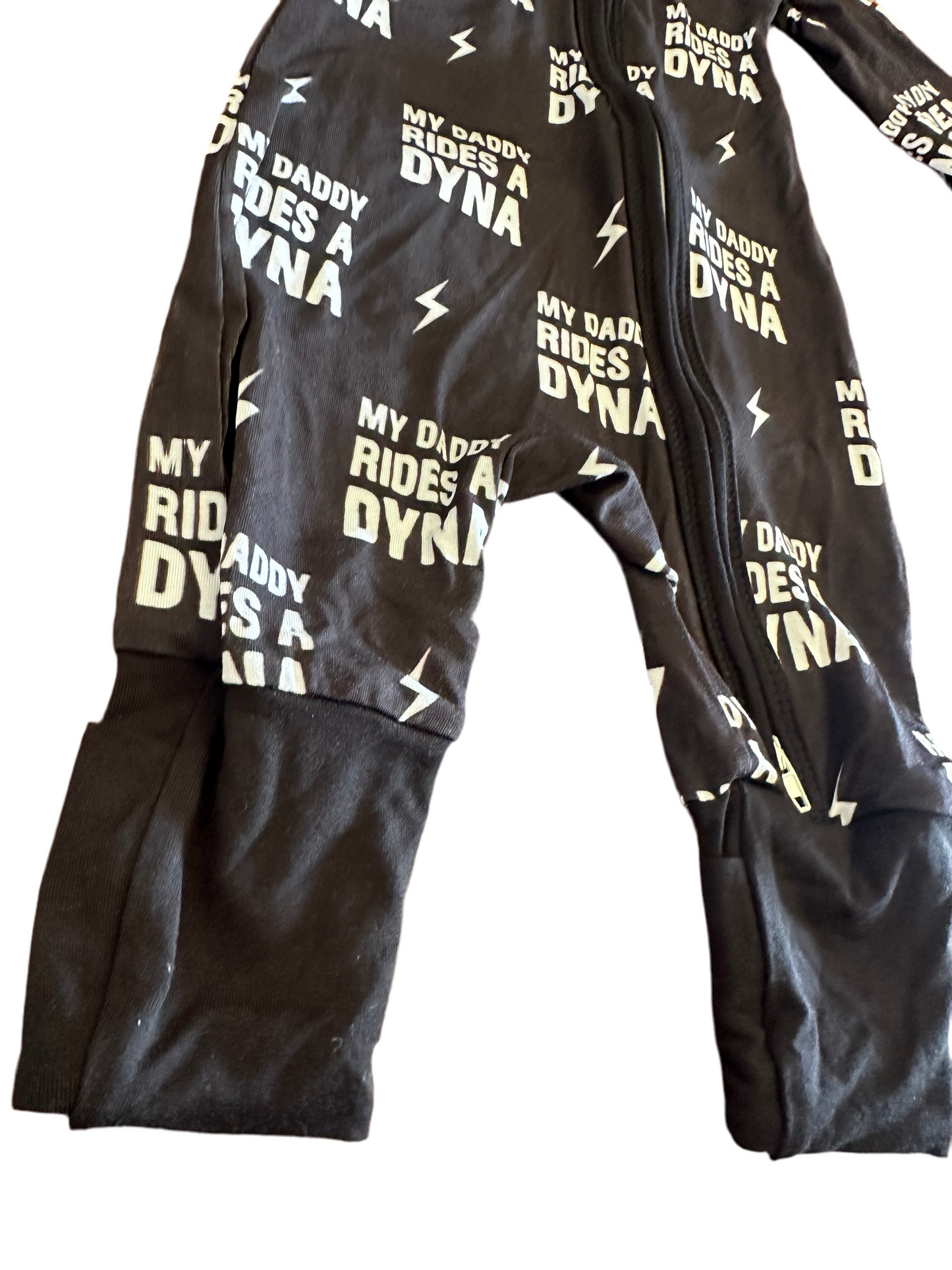 My Daddy Rides a Dyna Zipper Onesie