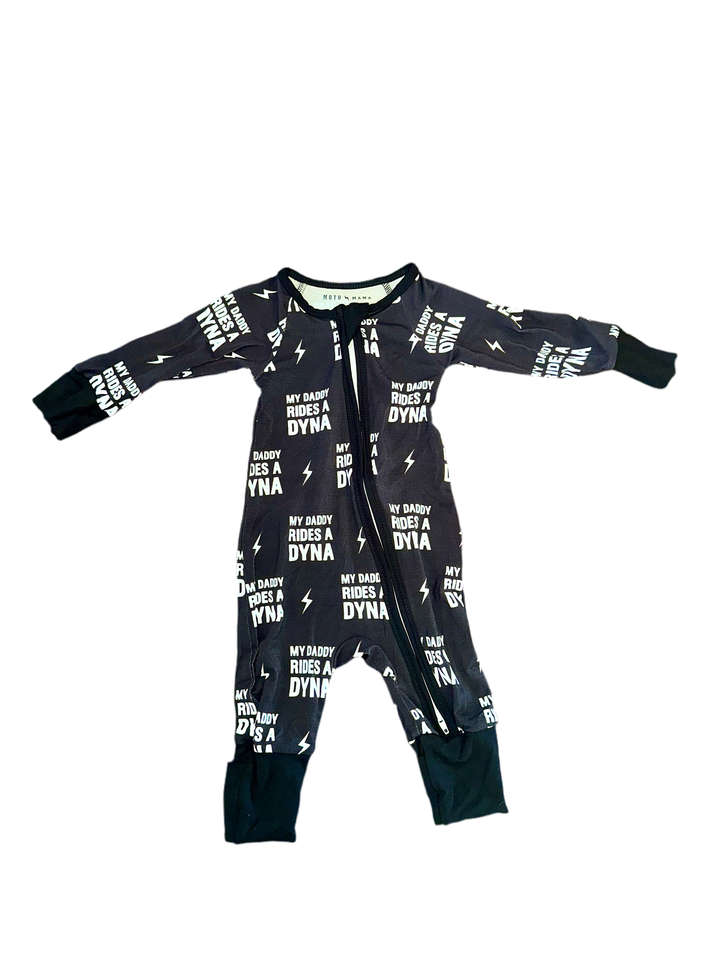 My Daddy Rides a Dyna Zipper Onesie