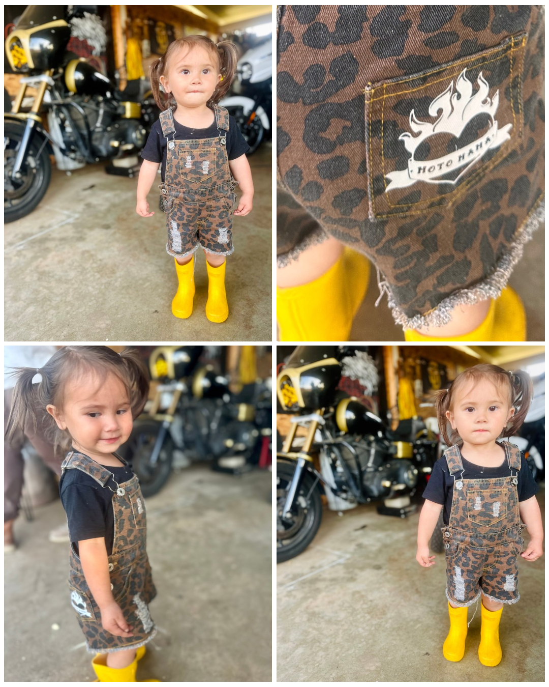Wild Side Short Overalls