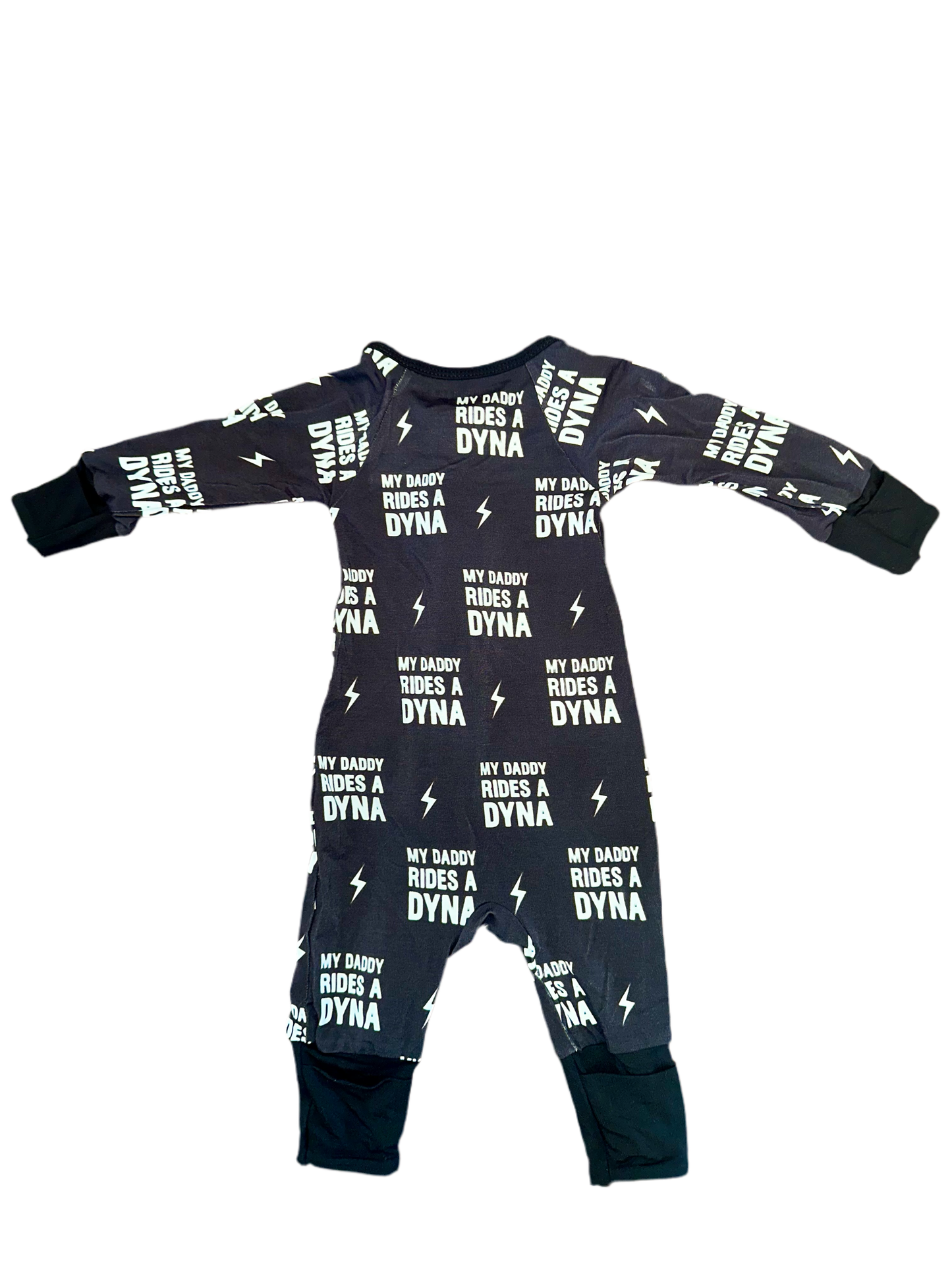 My Daddy Rides a Dyna Zipper Onesie