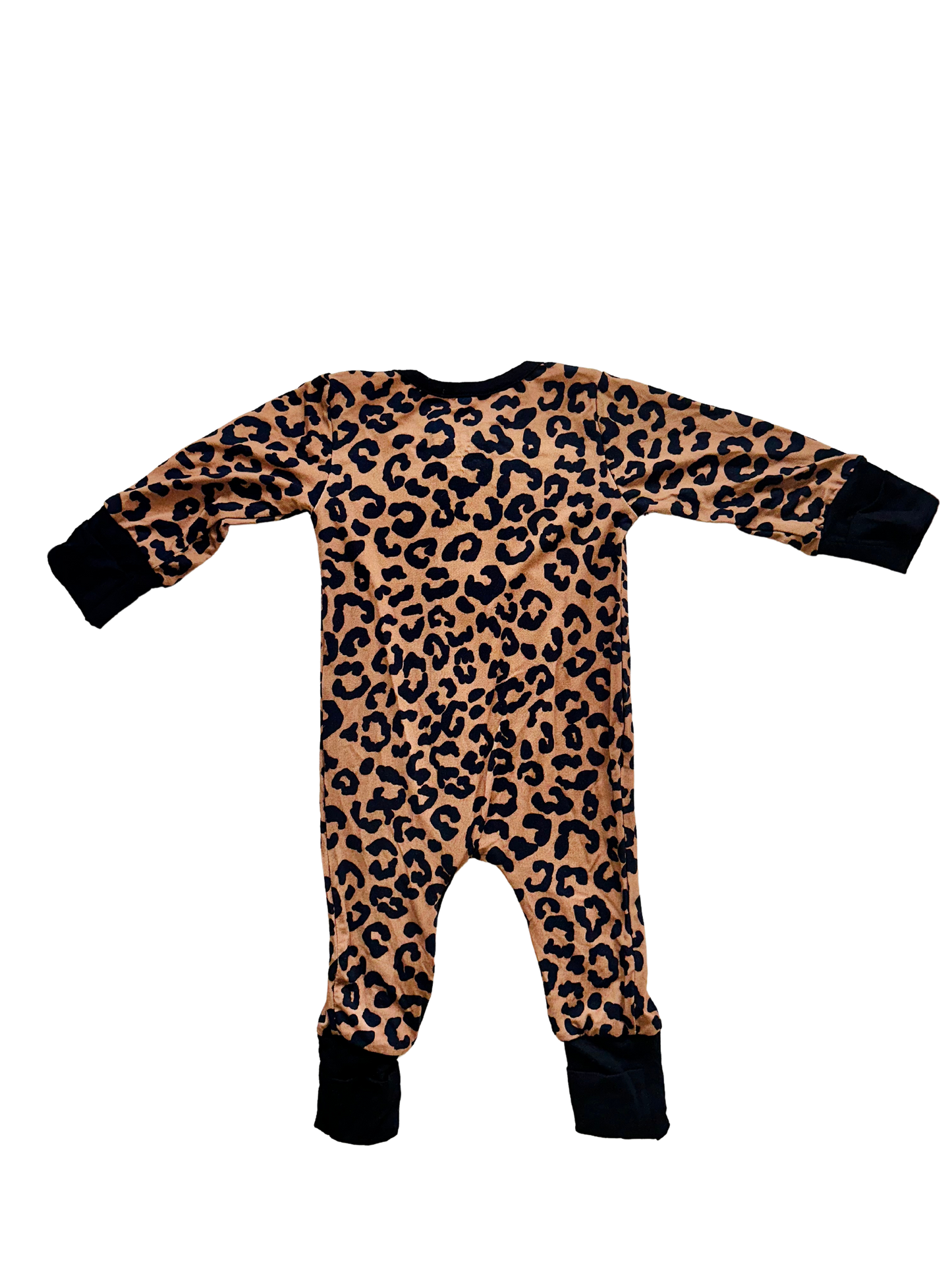 All Leopard Everything  Zip Romper